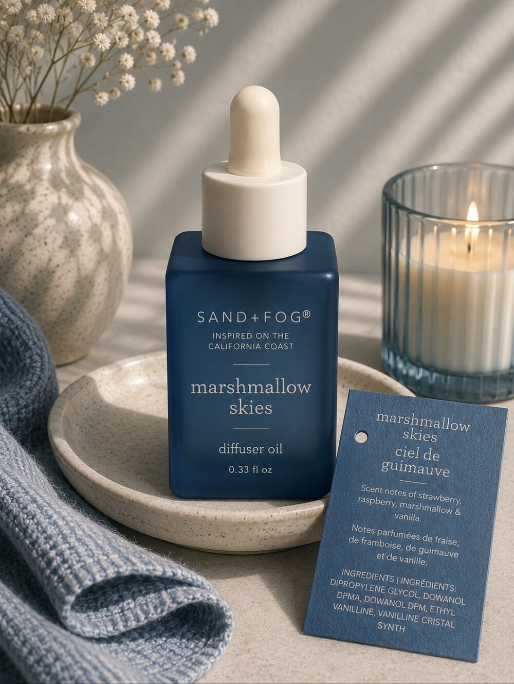 Sand + Fog Marshmallow Skies Diffuser Oil